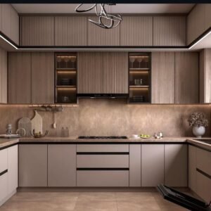 Contemporary Designer Kitchen with Premium Finishes & Elegant Layout