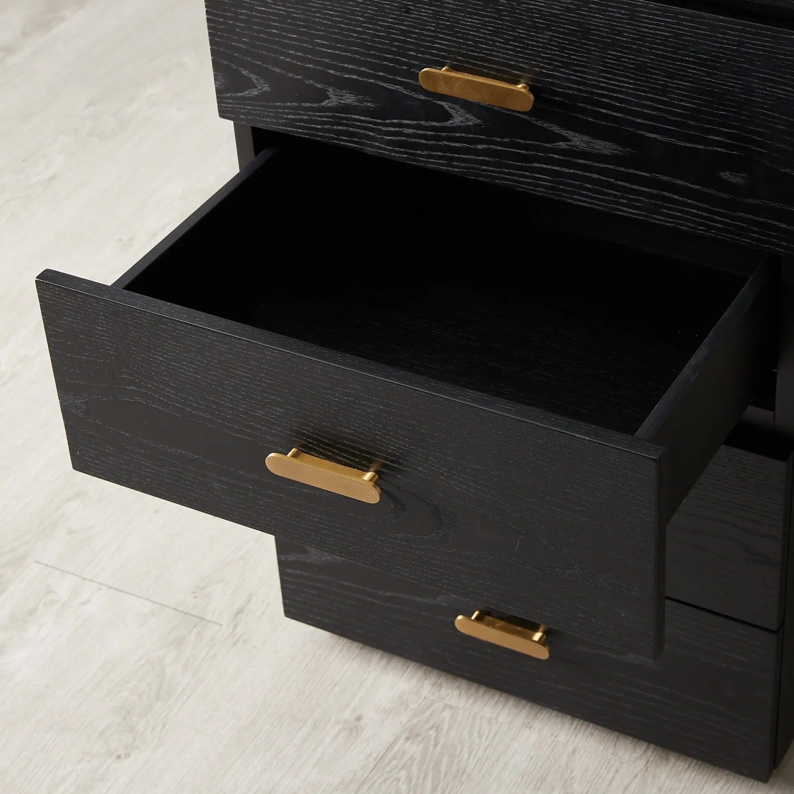 Aurelius Black & Gold Wooden Desk - Image 6