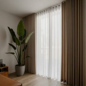 Modern Sheer & Blackout Curtains – Minimal Luxury Window Curtains